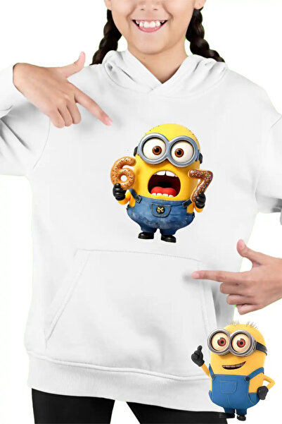 OEM Παιδικό Κοριτσίστικο Φούτερ Μίνιονς Έξι Επτά Ντόνατς 67 Απαισιότατοι