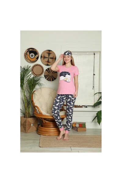 Serena Дамска пижама с принт - Пролетен комплект