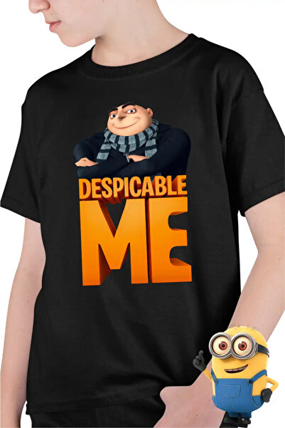 OEM Детска тениска за момчета  "Аз, проклетникът " с Гру и Миньони