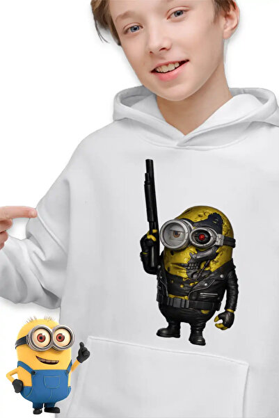 OEM Hanorac Copii Baieti Minions Terminator Biker Despicable