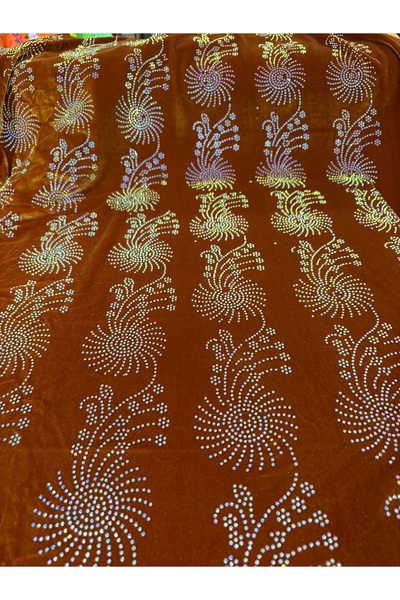 MEKİK MANİFATURA Stoned Velvet Fabric