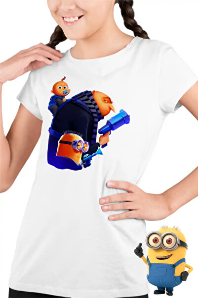 OEM Tricou Copii Fete Despicable Minions Misiune