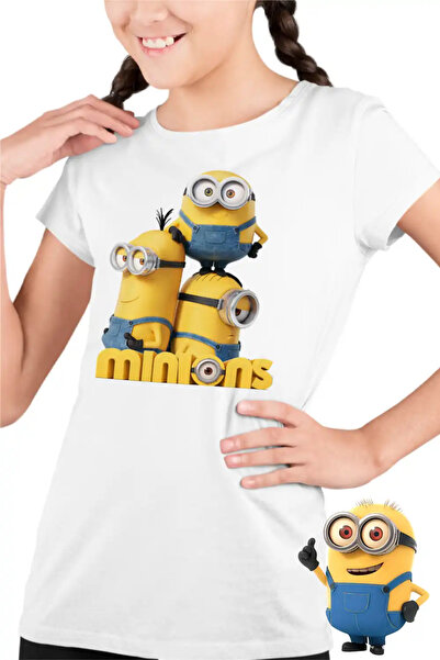 OEM Детска тениска за момичета Отбор Миньони от  "Аз, проклетникът "