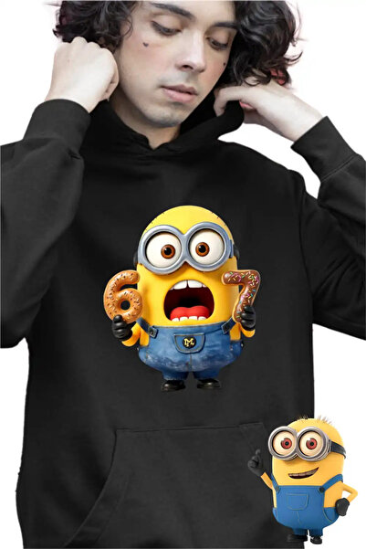 OEM Παιδικό Φούτερ Αγοριών Μίνιονς Έξι Επτά Ντόνατς 67 Απαισιότατοι
