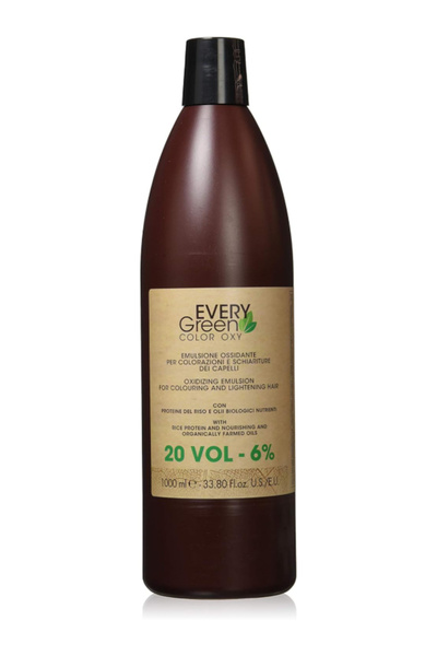EveryGreen Oxidant par Vegan, colorare si iluminare 6% 20VOL, 1000ml