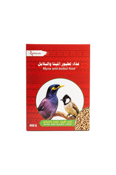 Inter Nutri Alkrawan Myna and Bulbul Food - 400g - Fortified Daily Nutrition ...
