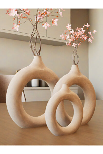 Belle Vie 3D Printer Production Modern Decorative Vase Set |   Organic Form M...