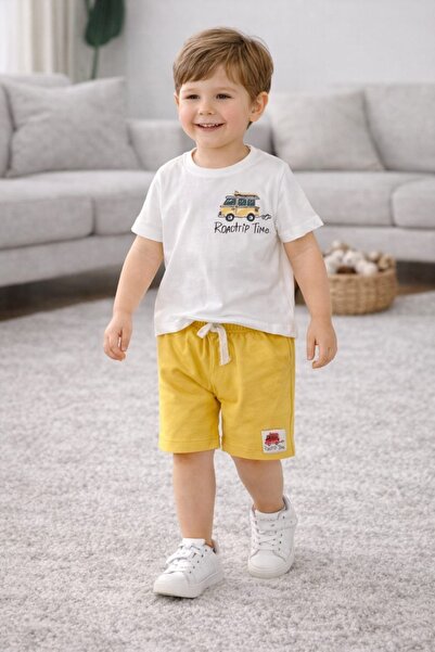 Honey Kids Erkek çocuk şortlu alt üst takım