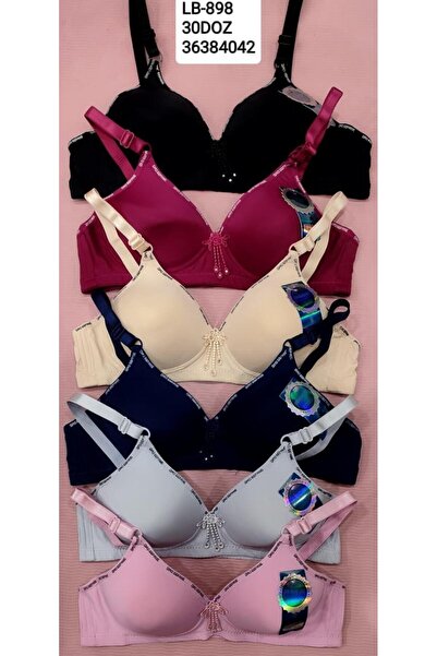 Generic Bras with elegant embroidery accents on the straps and in the center ...