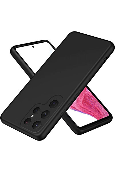 FREEDOM STOREE حافظة نيو فيس لهاتف سامسونج جالاكسي S25 الترا سيليكون أول - أسود