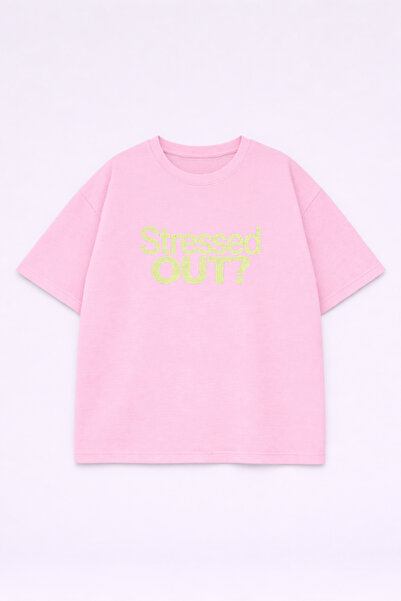 LORVEX Μπλουζάκι Oversize Unisex 100% Βαμβακερό Άνετο Μπλουζάκι με Στάμπα