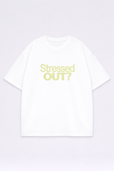 LORVEX Μπλουζάκι Oversize Unisex 100% Βαμβακερό Άνετο Μπλουζάκι με Στάμπα