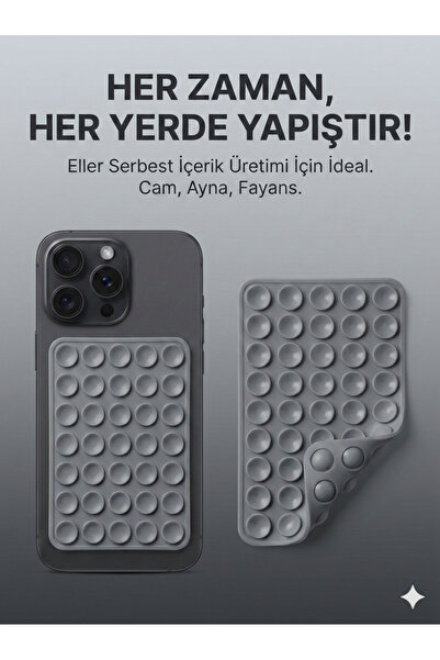 Case collection Büyük Telefon Tutucu Çift Taraflı Vantuz Ultra Kuvvetli Araç ...