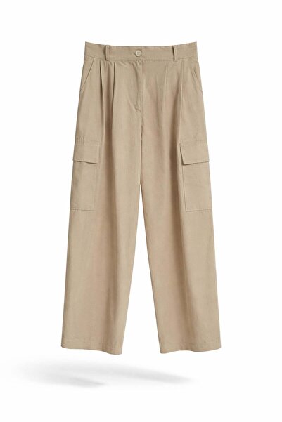 5in1Canpolat Beige Cargo Pants 0025