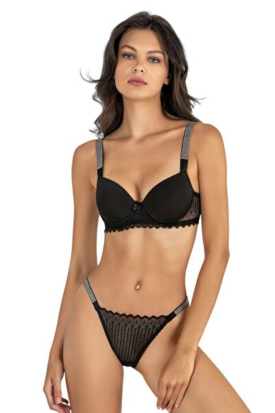 CSN CASANO Lace stone push up bra panty set