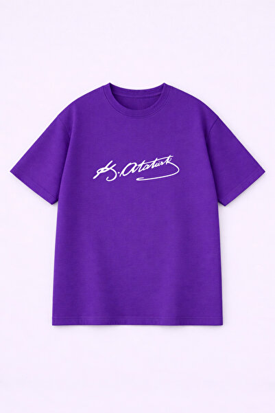 LORVEX Μπλουζάκι Oversize Unisex 100% Βαμβακερό Άνετο Μπλουζάκι με Στάμπα