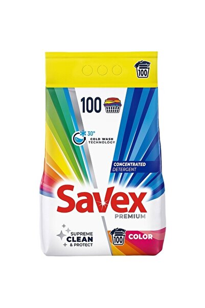 SAVEX Detergent colorat premium, 8 kg, 100 spălări