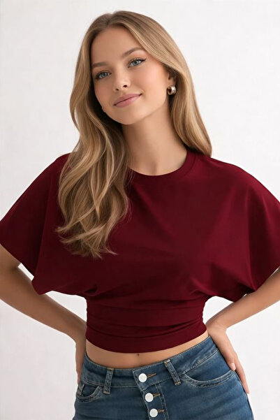 Machetta Women's Wide Sleeve Waist-Fitted Blouse