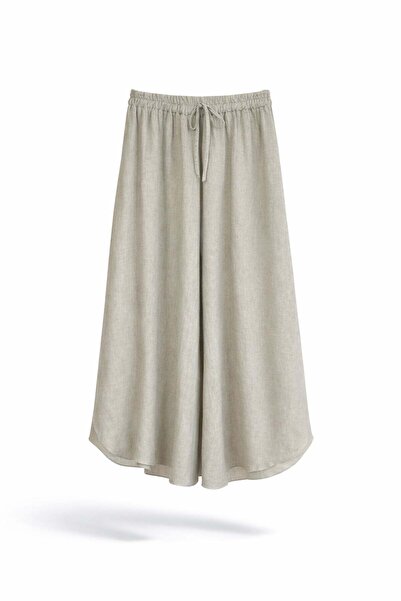 5in1Canpolat Stone Slit Draped Trousers 39494