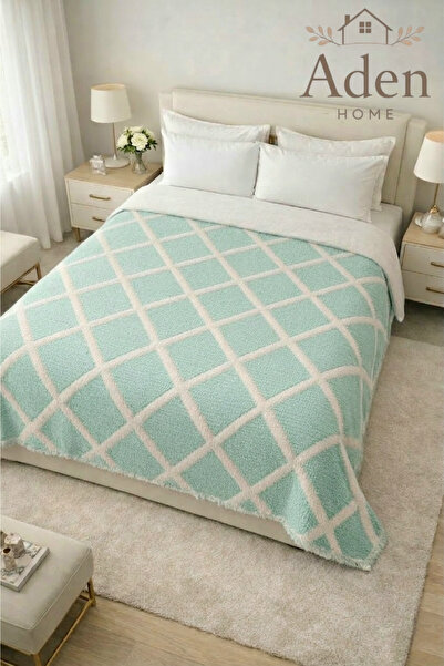 Aden Home Collection Pamuklu Battal 8 Kat İç Dolgulu Müslin Pike Battaniye Çi...