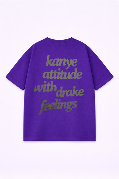 LORVEX Овърсайз унисекс тениска от 100% памук, с удобна кройка и принт