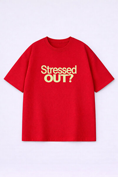 LORVEX Μπλουζάκι Oversize Unisex 100% Βαμβακερό Άνετο Μπλουζάκι με Στάμπα