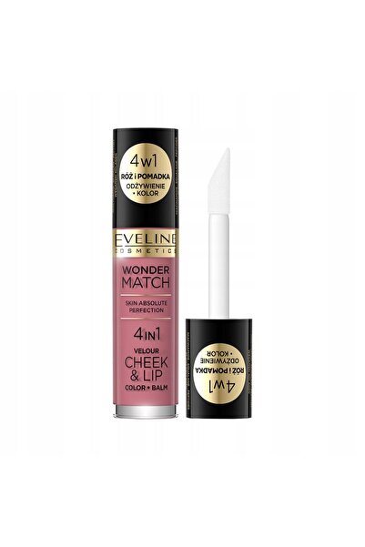 Eveline Cosmetics , Wonder Match 4in1, Lip & Cheek Balm 2-In-1, 04, 4.5 ml