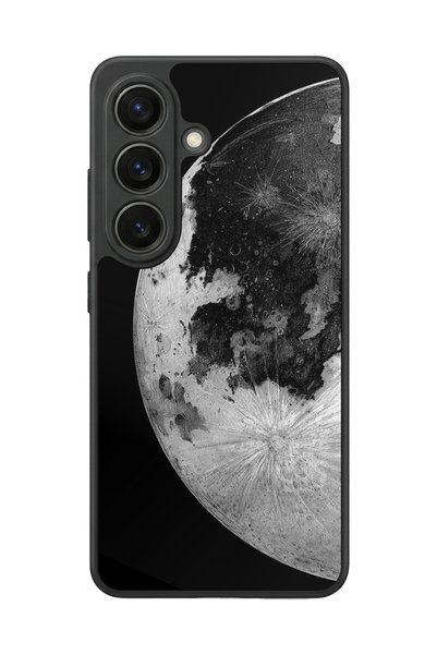 BGAKSESUAR Samsung Galaxy S26 Compatible Moon Design Glossy Premium Case