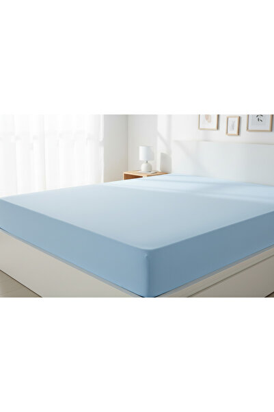 YAZICI Single Elastic Fitted Sheet 100X200 Cotton Soft Breathable Non-Slip Fl...