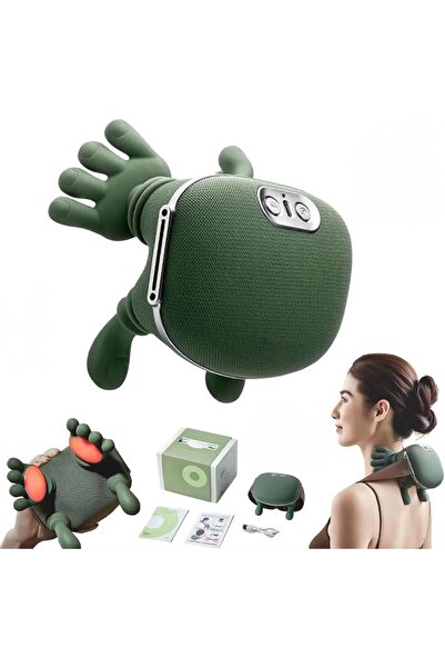 OEM Cervical massager for neck and shoulders with heating, cordless, human ha...