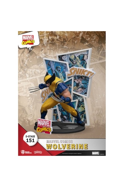 BEAST KINGDOM Marvel D-Stage PVC Diorama Wolverine 16 cm