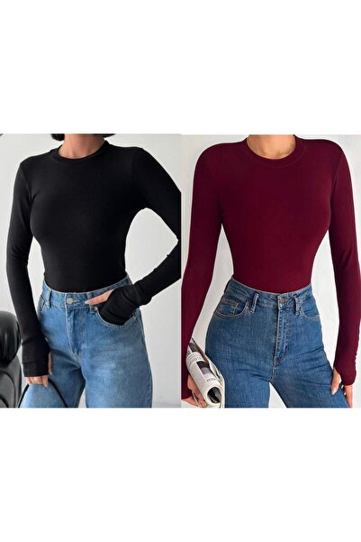 Makarina Women's Finger-Proof Cycling Collar Bodysuit