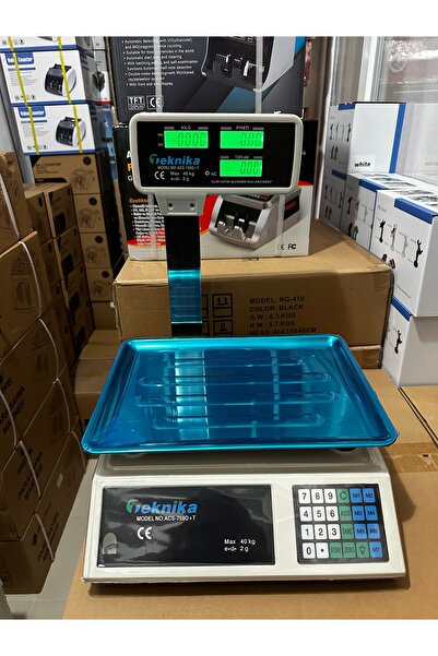 Karaağaç Elektronik 40 Kg Boyunlu Terazi - Çukur Kefeli