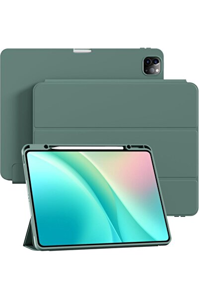bgm Case for iPad Pro 12.9 Inch 6th/5th/4th Generation with Pencil Holder Green