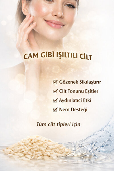 BEGISUN Pirinç Özlü Tonik | Kore Cam Cilt Etkisi | Aydınlatıcı & Gözenek Sıkı...