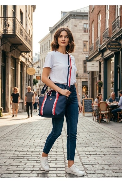 w white stars sports & wear Women-Girls Hand and Arm Bag