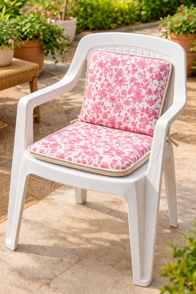 Peacock 6 Adet Yıkanabilir Kumaş Sandalye Minderi