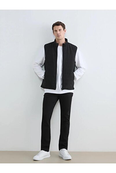 LC Waikiki Stand Collar Quilted Men's Puffer Vest (S6)