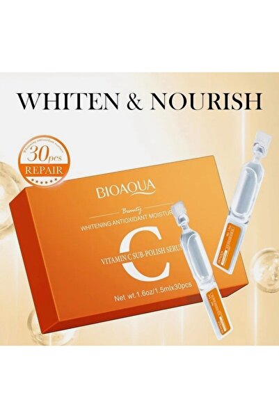 Bioaqua Vitamin C Capsules for Moisturizing, Wrinkle Care, and Minimizing Por...