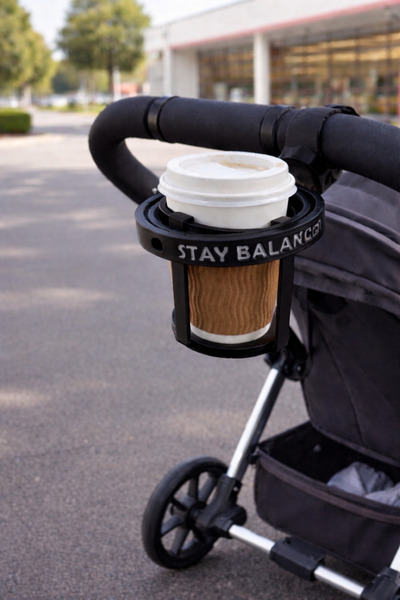 Baalaa حامل أكواب لعربة الأطفال من 3DBaskı - قابل للتعديل - حامل أكواب - بلاس...