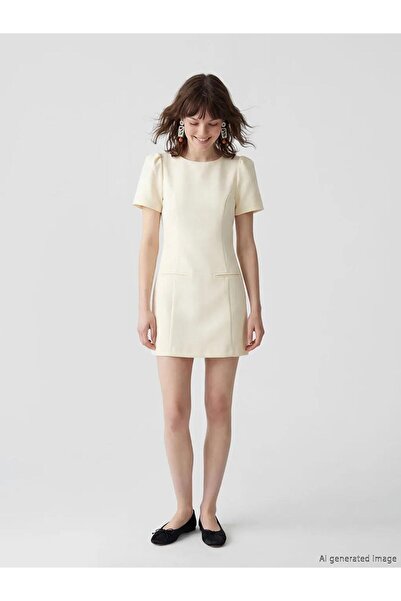 LC Waikiki Watermelon Sleeve Mini Dress (S6)