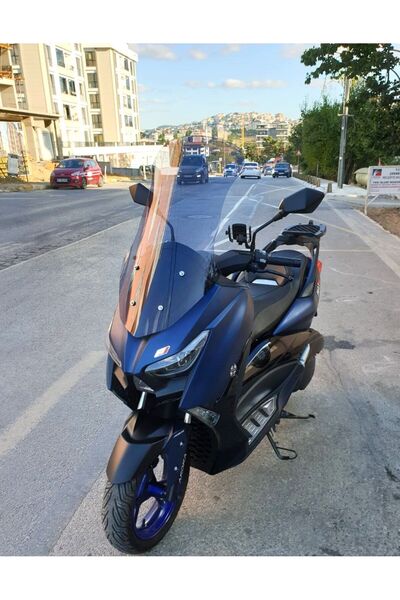 MOTOCAM Arora Max PRO 125 Ön Cam 2023-2026 Model 65cm Füme Renkli 4mm ORTA BOYLU