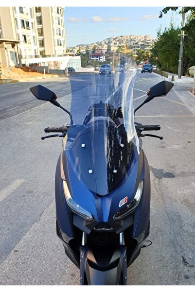 MOTOCAM Arora Max PRO 125 Ön Cam 2023-2026 Model 65cm Füme Renkli 4mm ORTA BOYLU