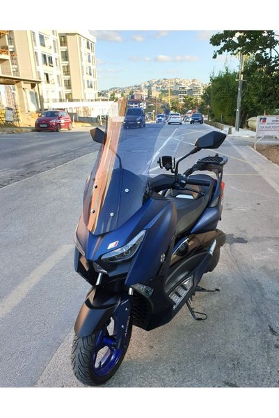 MOTOCAM Arora Max PRO 125 Ön Cam 2023-2026 Model 65cm Füme Renkli 4mm ORTA BOYLU