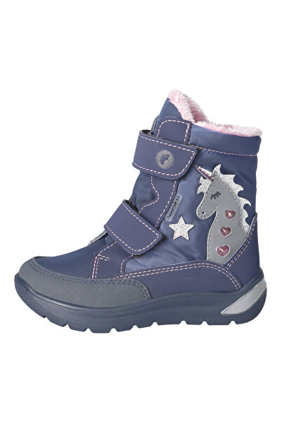 PEPINO by RICOSTA ANNIKA-ERGONOMİK BAREFOOT IŞIKLI KIZ AYAKKABI-LACİVERT