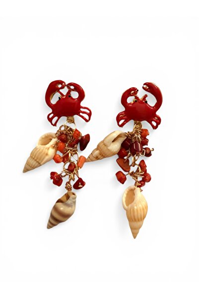 Bo Takı ve Aksesuar Sea shell earrings