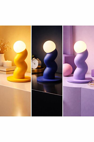 MoodDesign Wavy Lamp - (Kıvrımlı Masa-Gece Lambası)