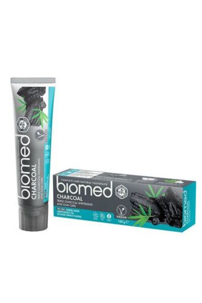 MATMEL 5 قطع معجون أسنان بيوميد بالفحم 100 جرام