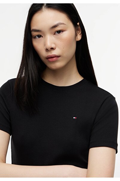 Tommy Hilfiger Curve ".Tommyhilfiger Women's Logo T-Shirt