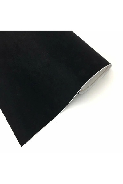 ART Rola folie pentru colantare auto, model Catifea Neagra, 15m x 1.35m